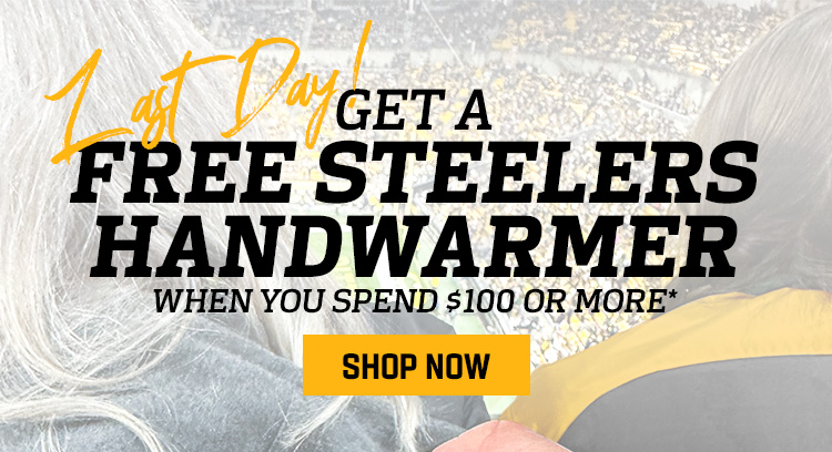 Get a Free Steelers Handwarmer with purchase of $100