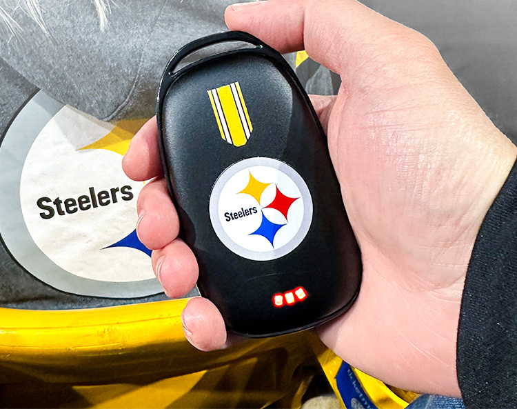 Get a Free Steelers Handwarmer with purchase of $100