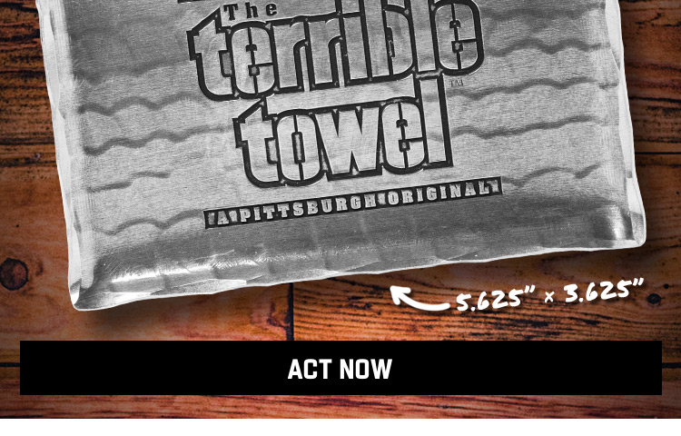 Free Terrible Towel Tray