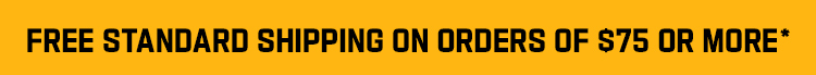 Free shipping on orders of $75