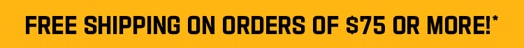 Free shipping on orders of $75
