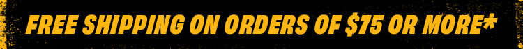 Free Shipping on Orders of $75 or More