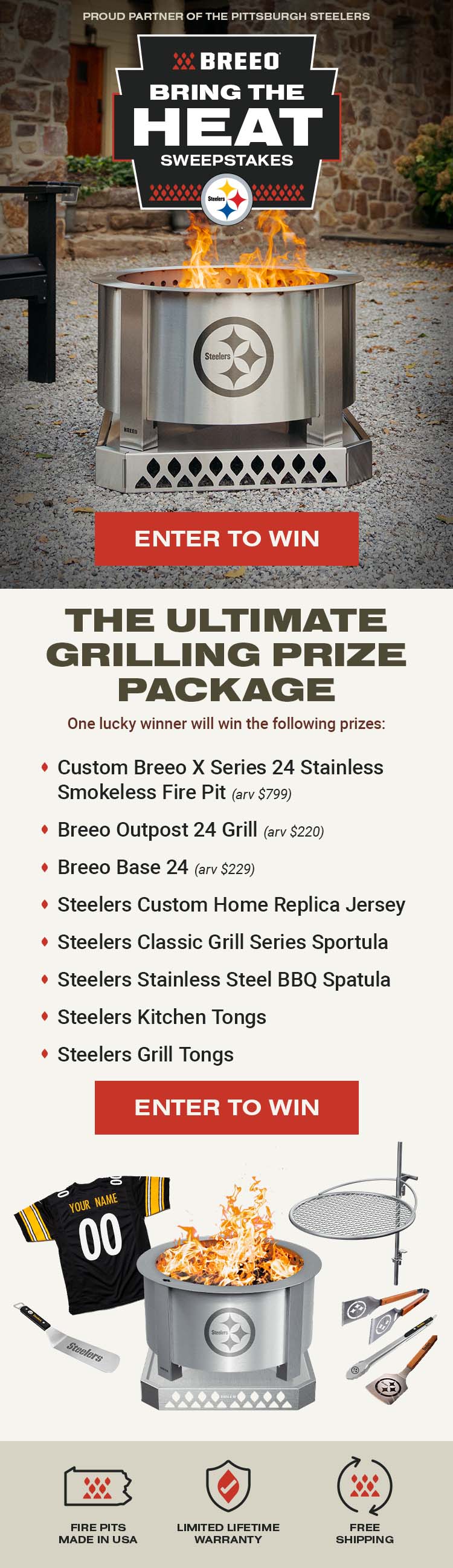 Bring the Heat Sweepstakes | Submit Your Entry