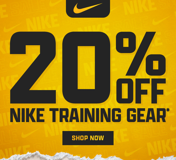 20% Off Nike Training Gear