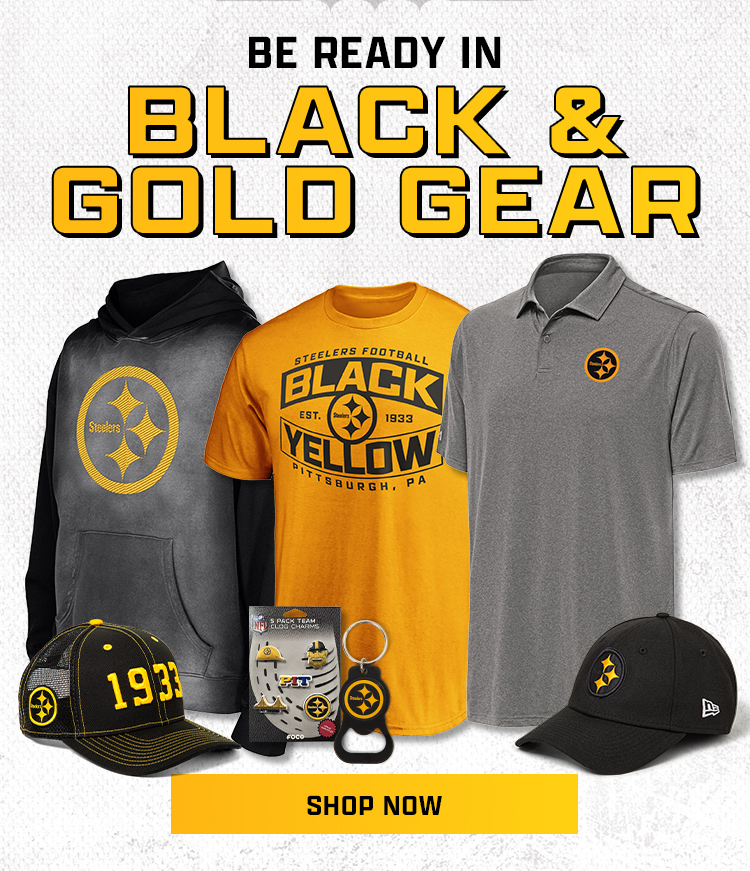 Be Ready in Black & Gold Gear