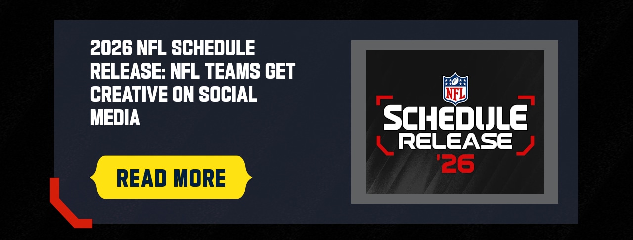 2026 NFL Schedule Release. Read More.