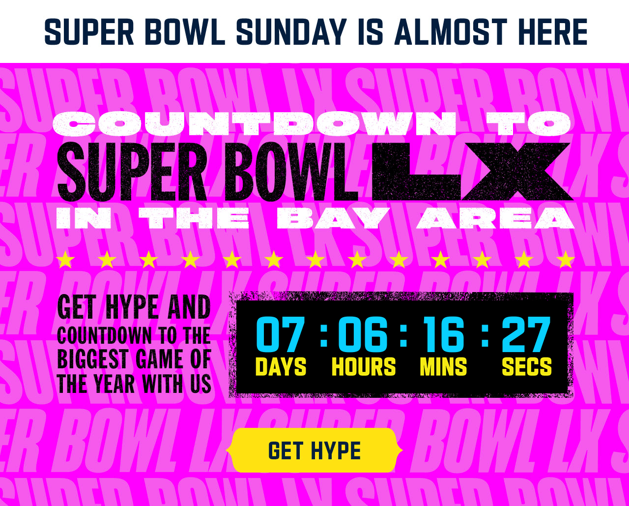 Super Bowl Sunday Is Almost Here