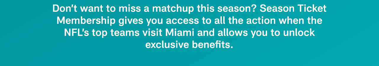 Don't want to miss a matchup this season?