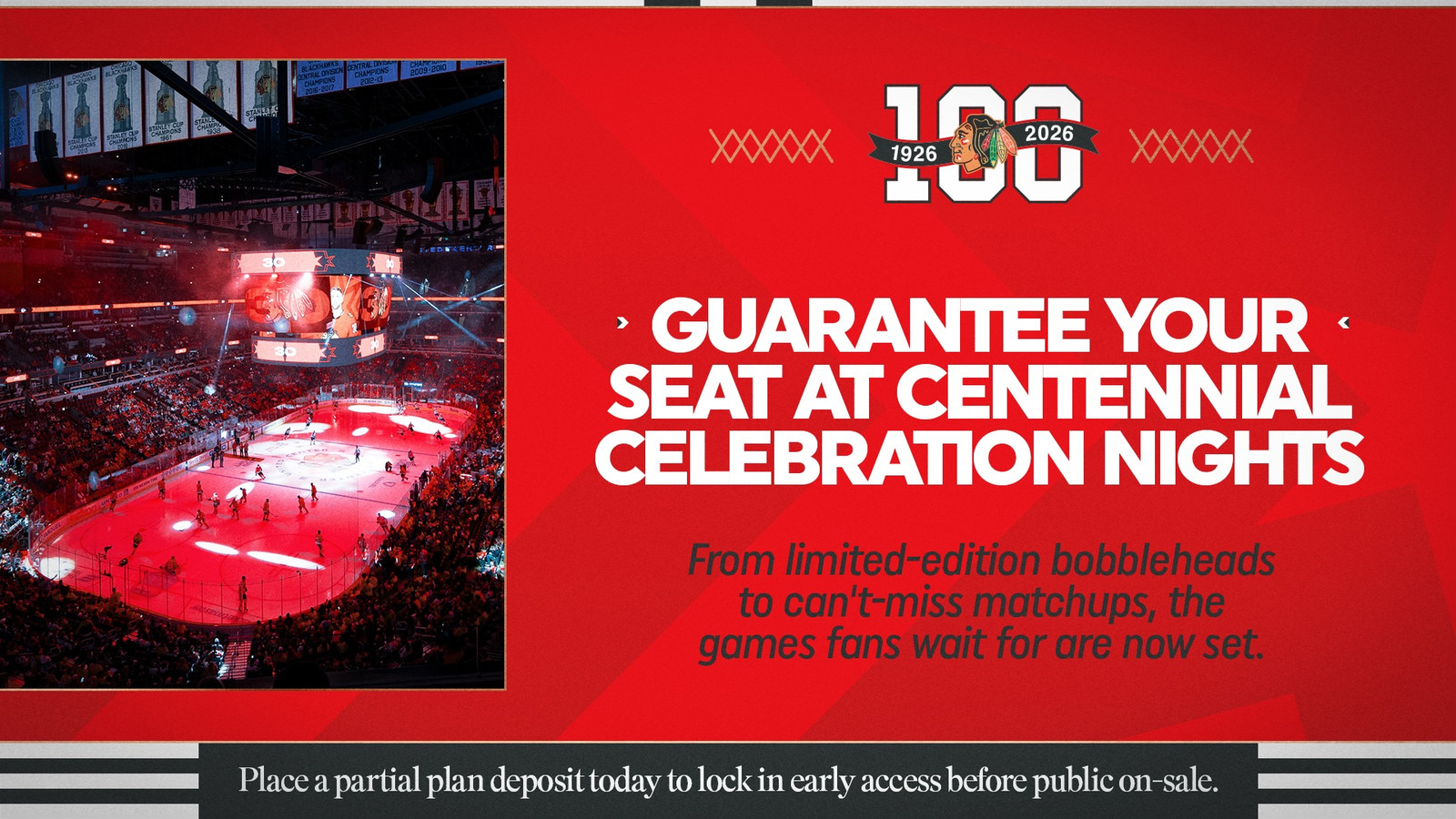 Guarantee Your Seat At Centennial Celebration Nights - From limited-edition bobbleheads to can't-miss matchups, the games fans wait for are now set.