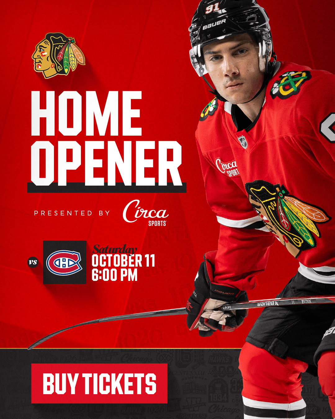 Home Opener - Saturday, October 11