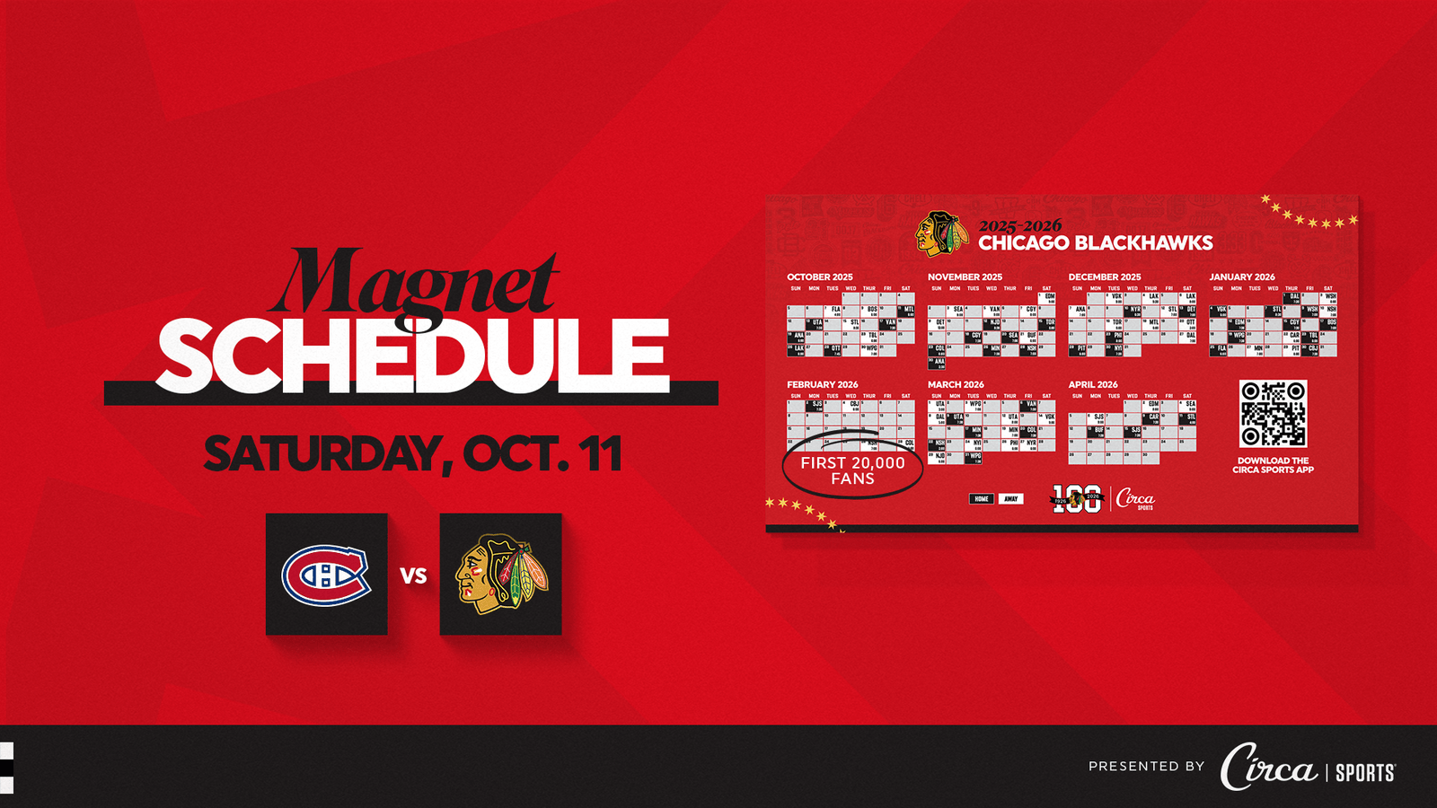 Magnet Schedule - Saturday, October 11