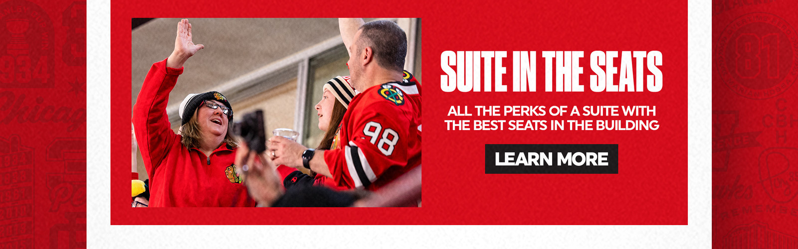 Suite in the Seats - All the perks of a suite with the best seats in the building