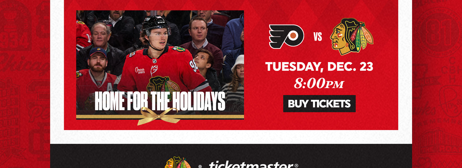 Home for the Holidays - Tuesday, December 23 at 8pm