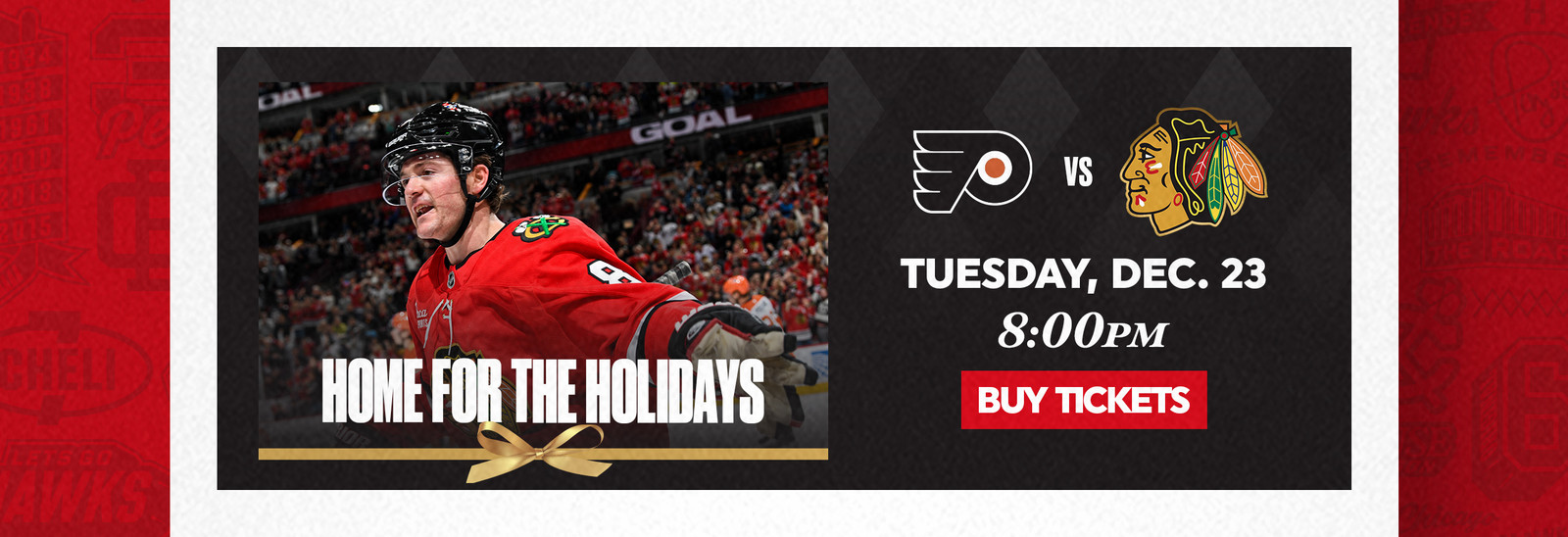 Home for the Holidays - Tuesday, December 23 at 8pm