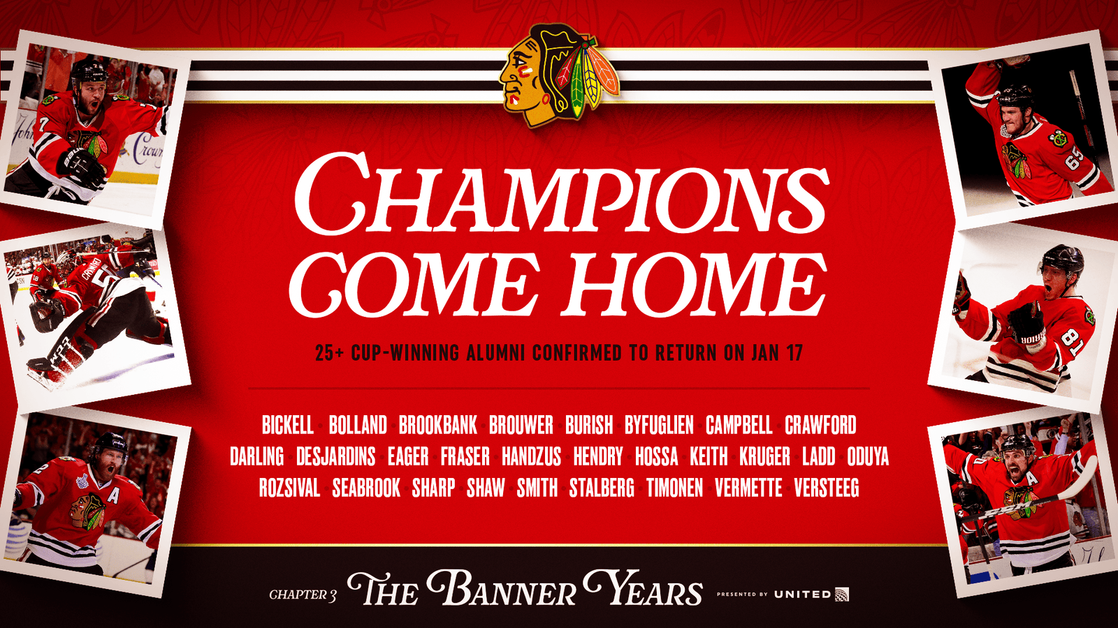 Champions Come Home - 25+ Cup-Winning Alumni Confirmed To Return on Jan 17