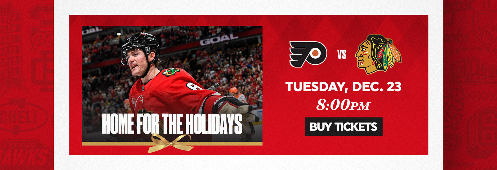 Home for the Holidays - Tuesday, December 23 at 8pm