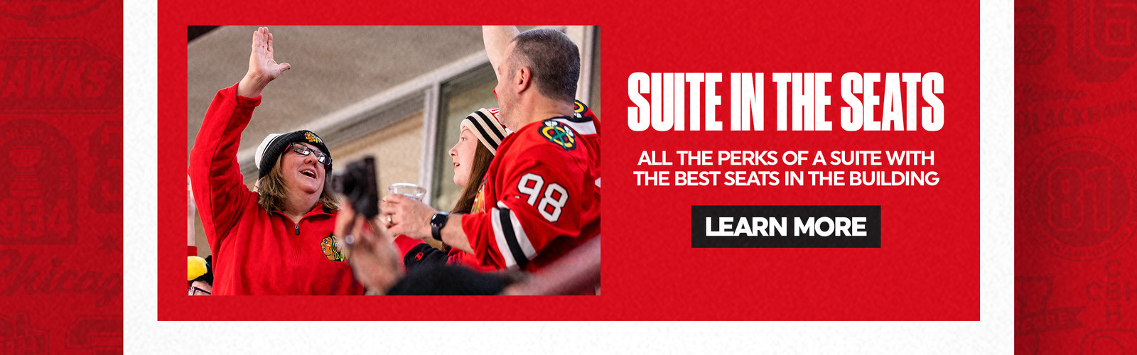 Suite in the Seats - All the perks of a suite with the best seats in the building