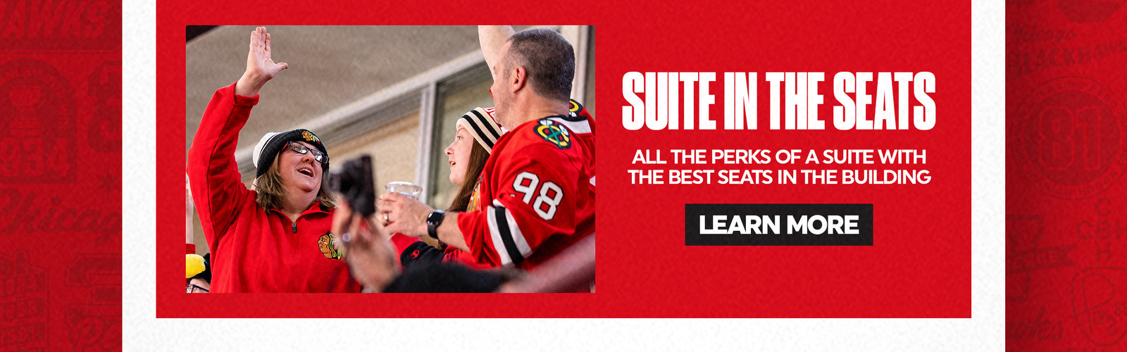 Suite in the Seats - All the perks of a suite with the best seats in the building
