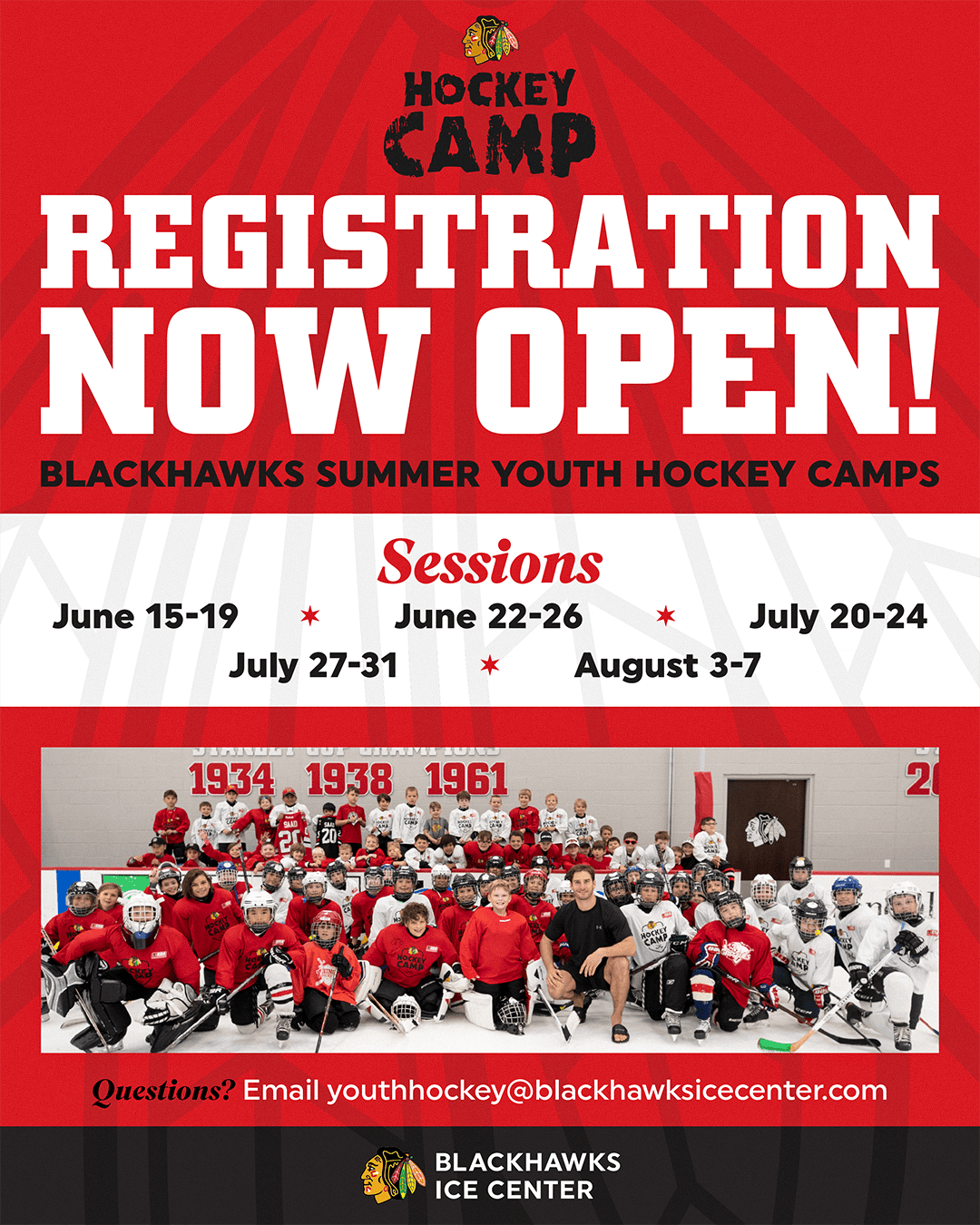 Blackhawks Summer Youth Camp Registration Is Now Open!