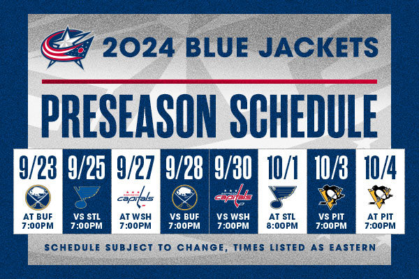 Preseason Schedule