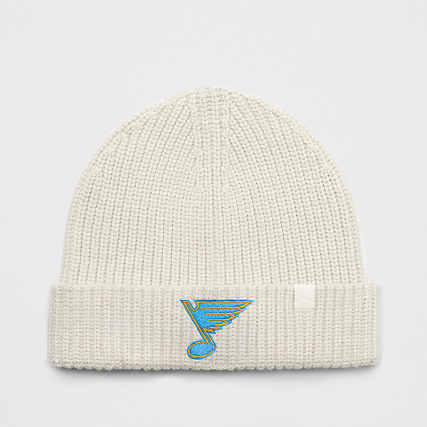 lululemon white beanie with Blue Note 