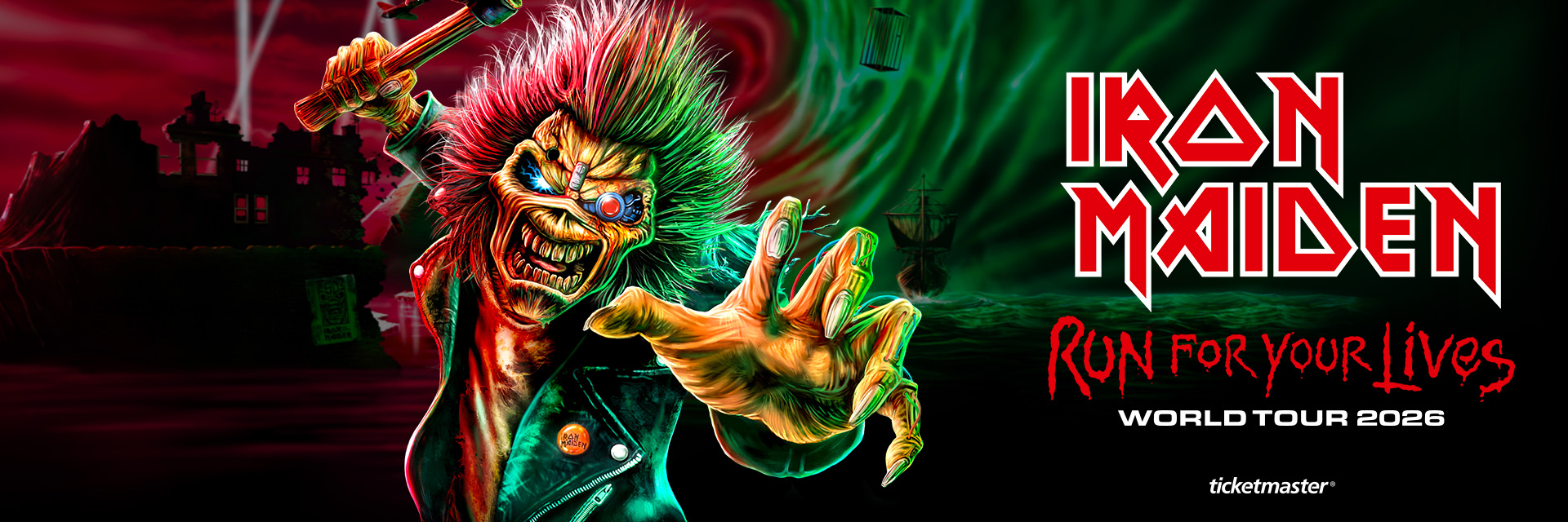 IRON MAIDEN  RUN FOR YOUR LIVES WORLD TOUR  September 9, 2026