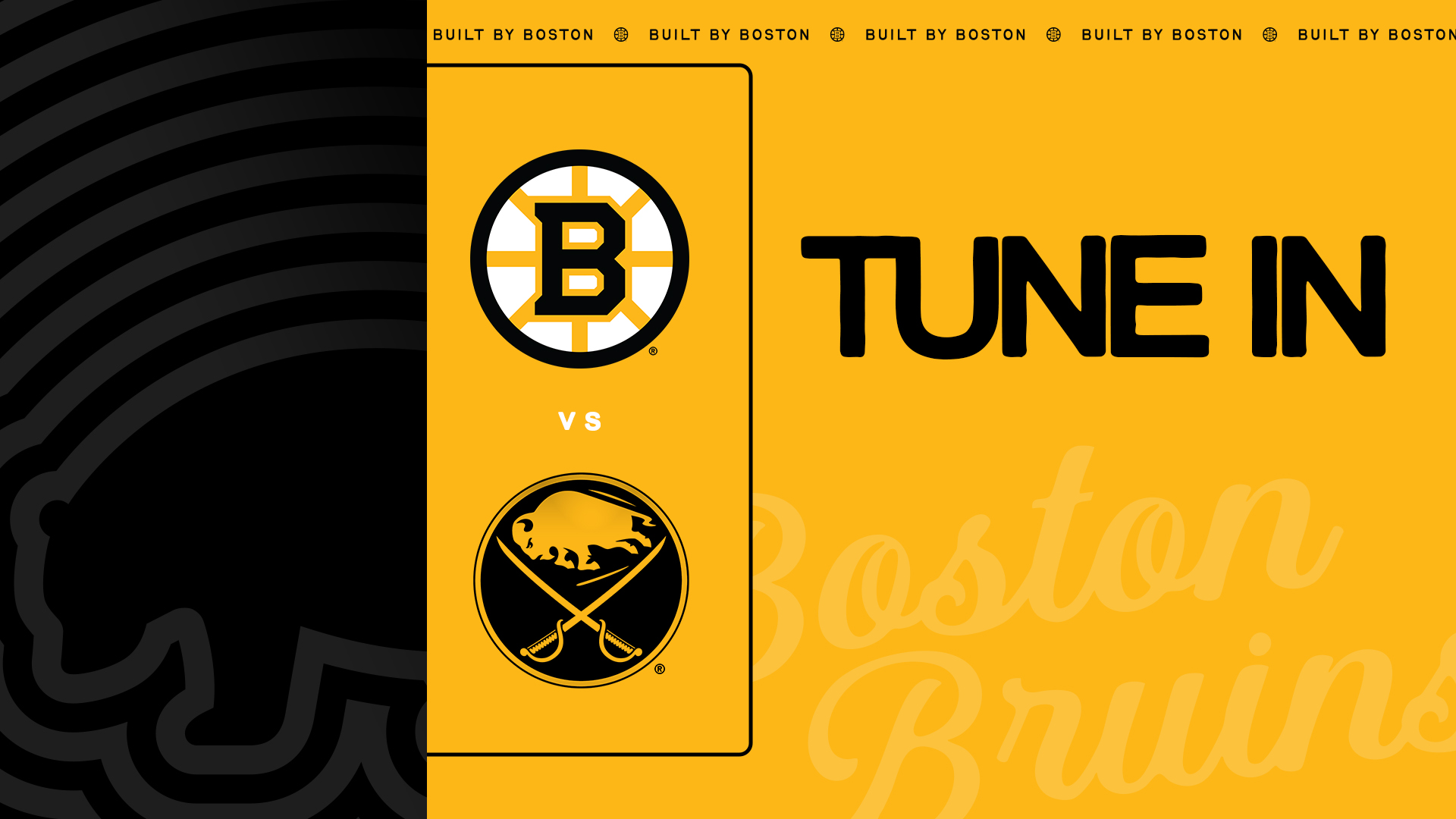 Tune in Tonight: Bruins vs. Sabres at 7:00PM