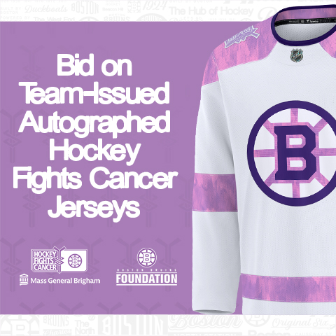 Bid On Team-Issued Autographed Hockey Fights Cancer Jerseys