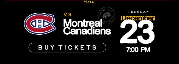 Boston Bruins vs. Montreal Canadiens