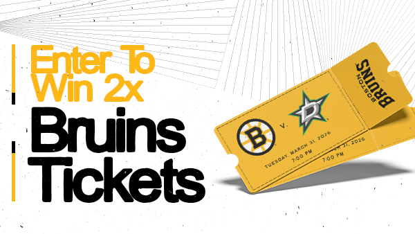 Enter to Win Bruins Tickets  