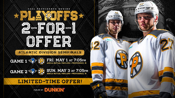 P-Bruins 2 for 1 Playoff Ticket Offer