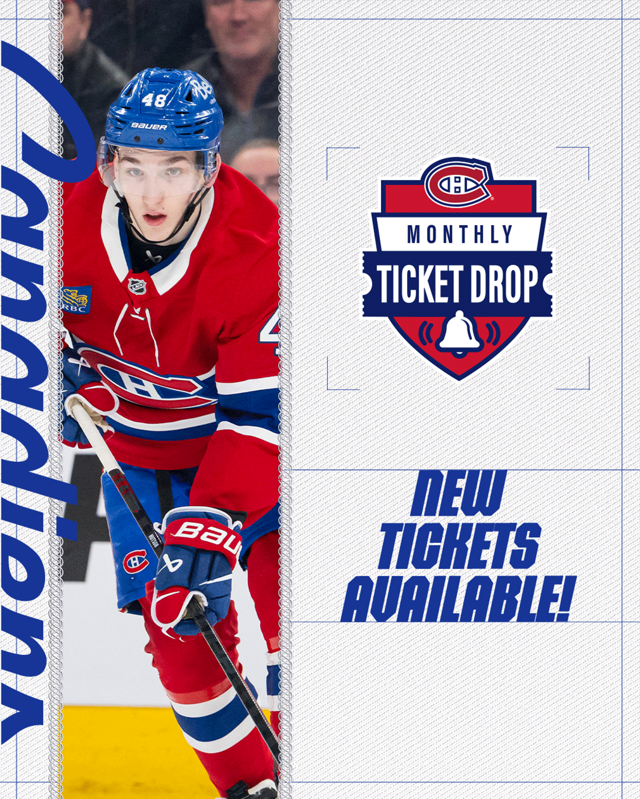 Monthly Ticket Drop!
