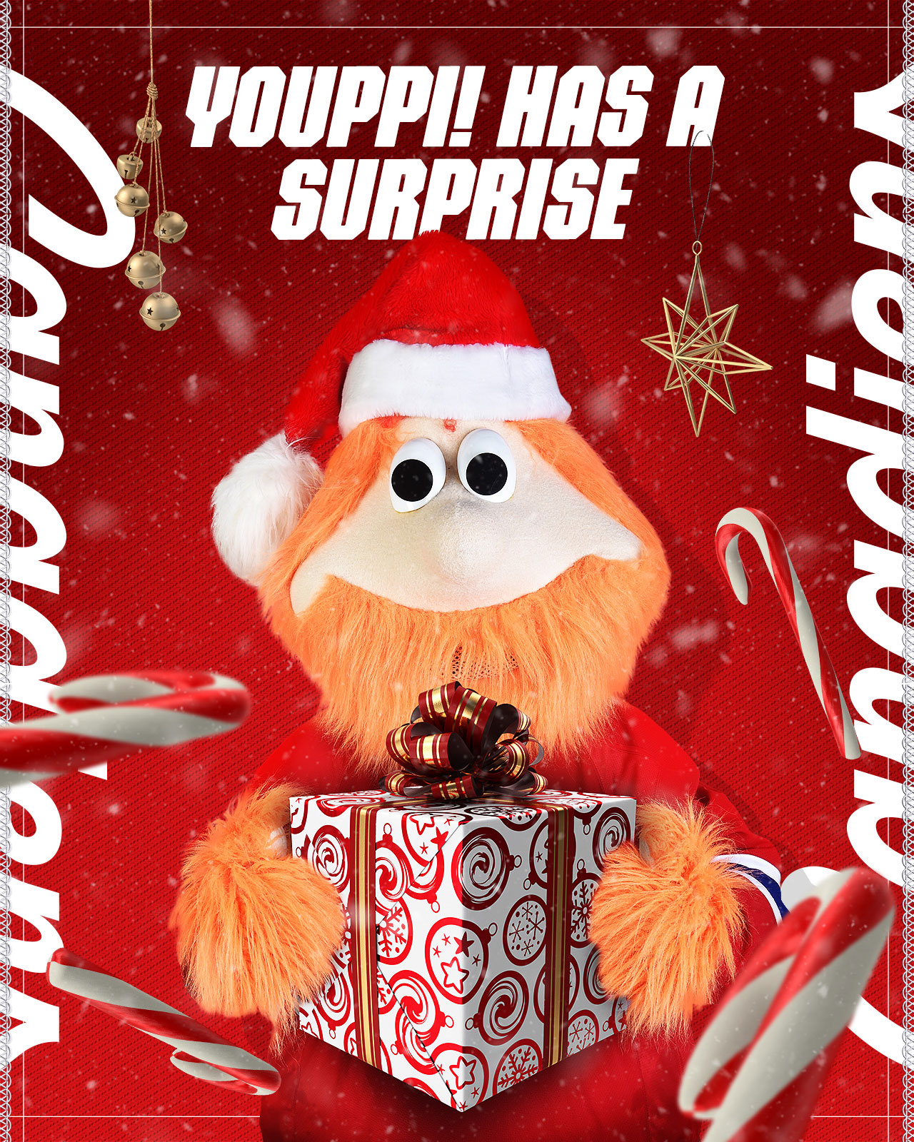 Youppi has a surprise!