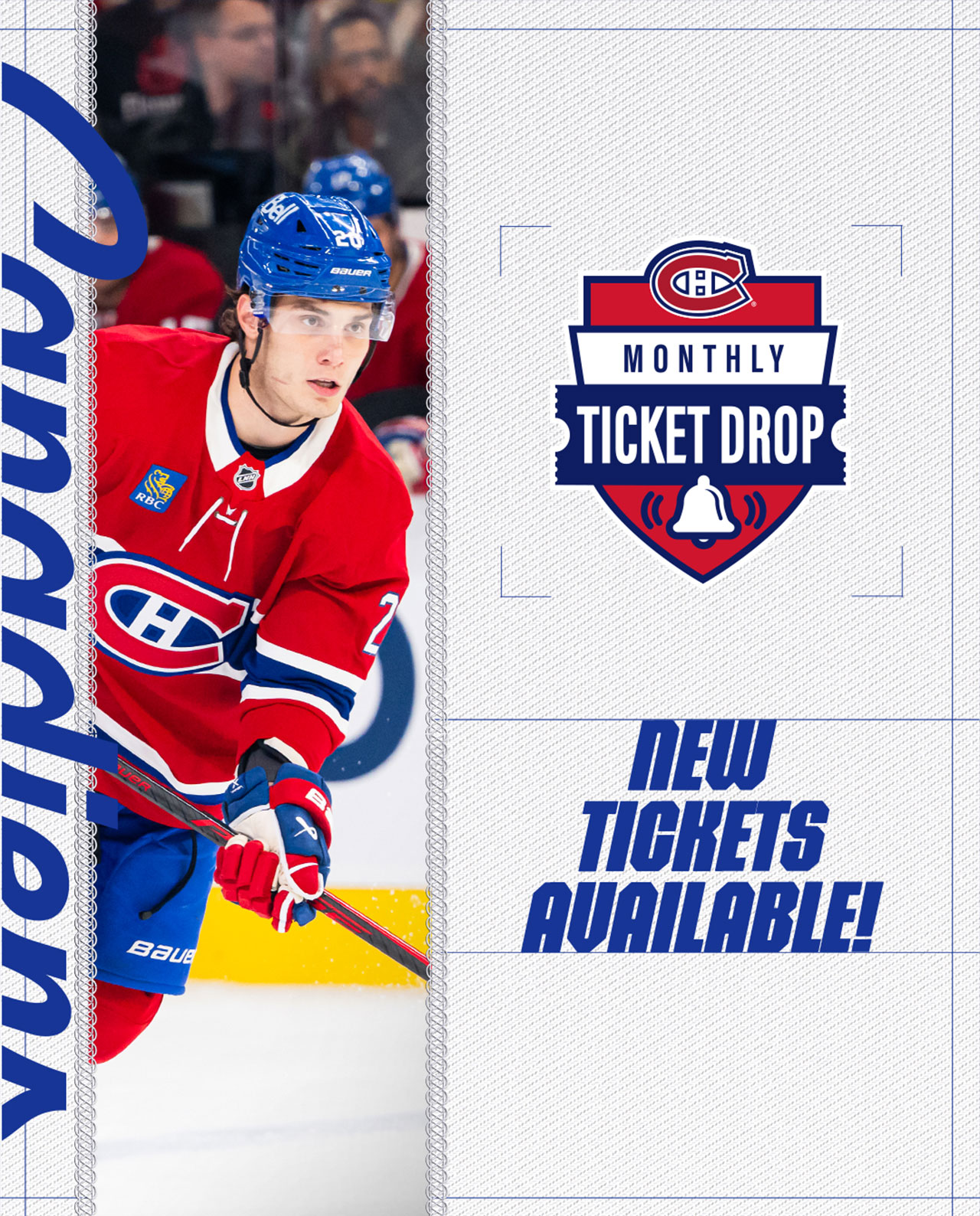 Monthly Ticket Drop!