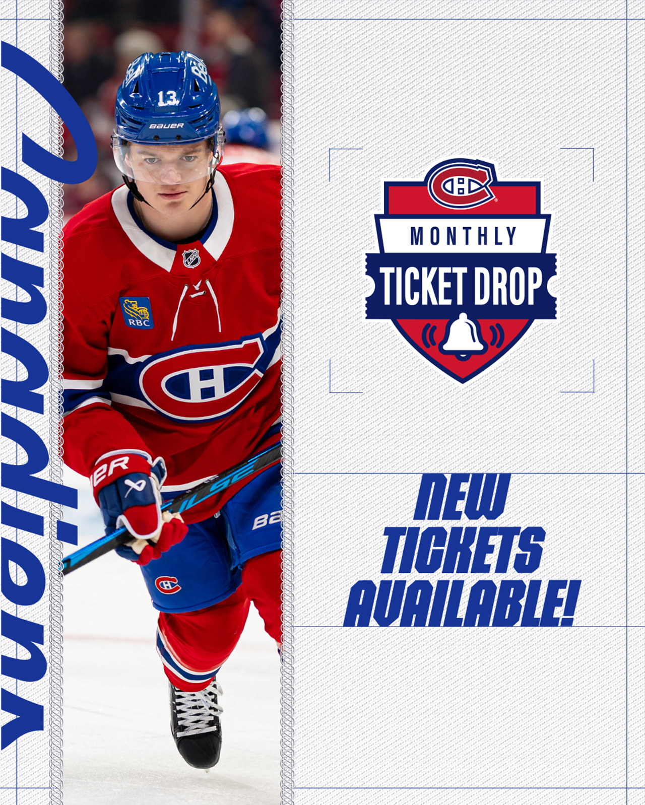 Monthly Ticket Drop!