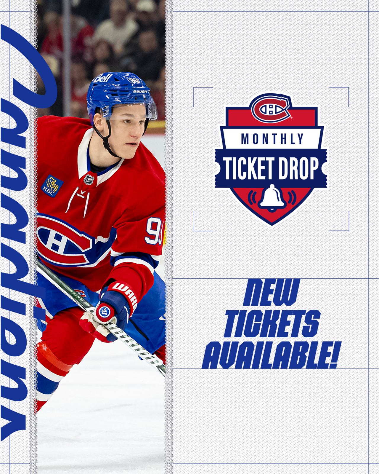 Monthly Ticket Drop!
