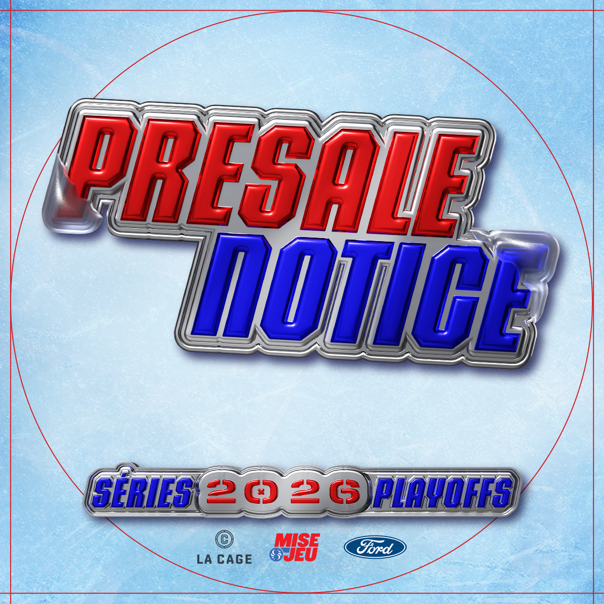 Presale notice