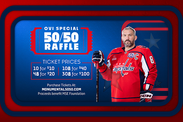 Capitals 50/50 Raffle
