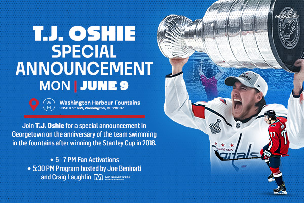 Oshie Special Announcement
