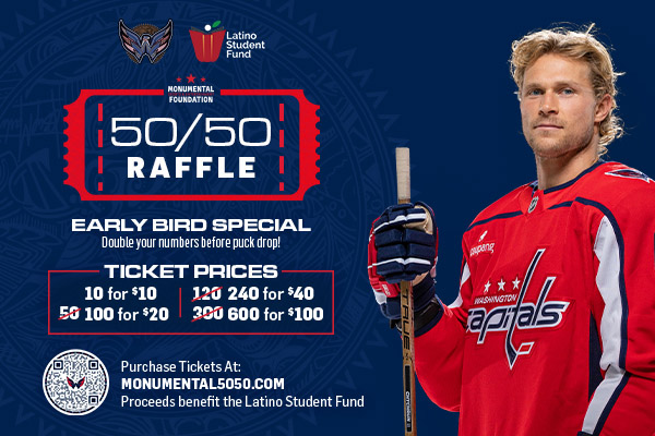 Capitals 50/50 Raffle
