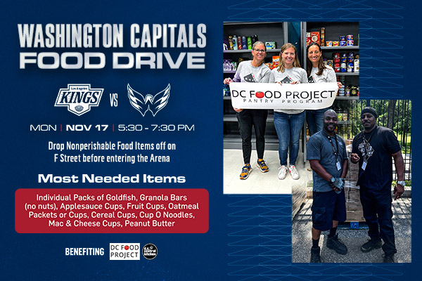 Capitals Food Drive