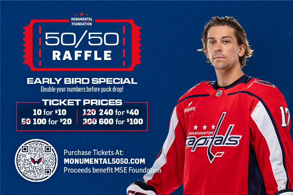 Capitals 50/50 Raffle
