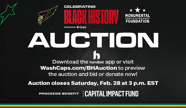 Capitals BHM Auction