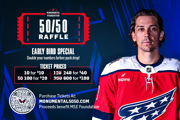 Capitals 50/50 Raffle