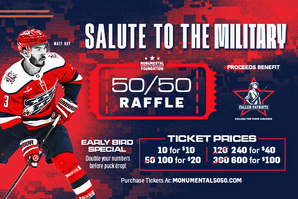 Capitals 50/50 Raffle