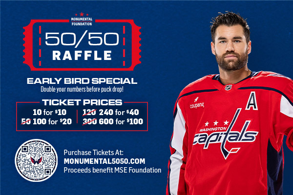 Capitals 50/50 Raffle
