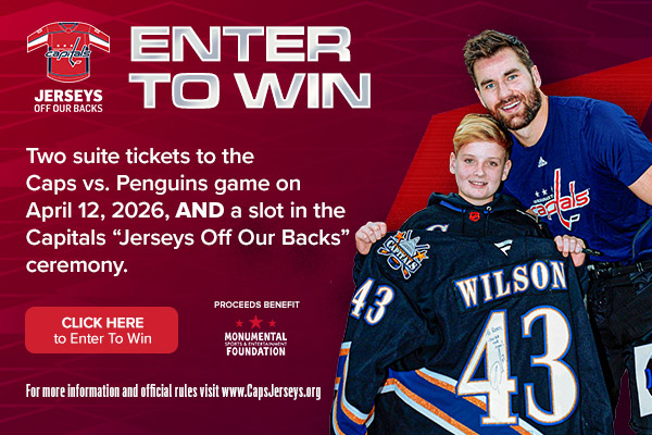 Capitals Jersey Sweepstakes