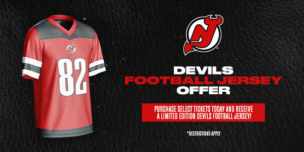 Devils Football Jersey Offer