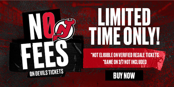 No Fees on Devils Tickets - Limited Time Only - Buy Now