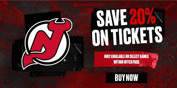 New Jersey Devils - Save 20% on Tickets